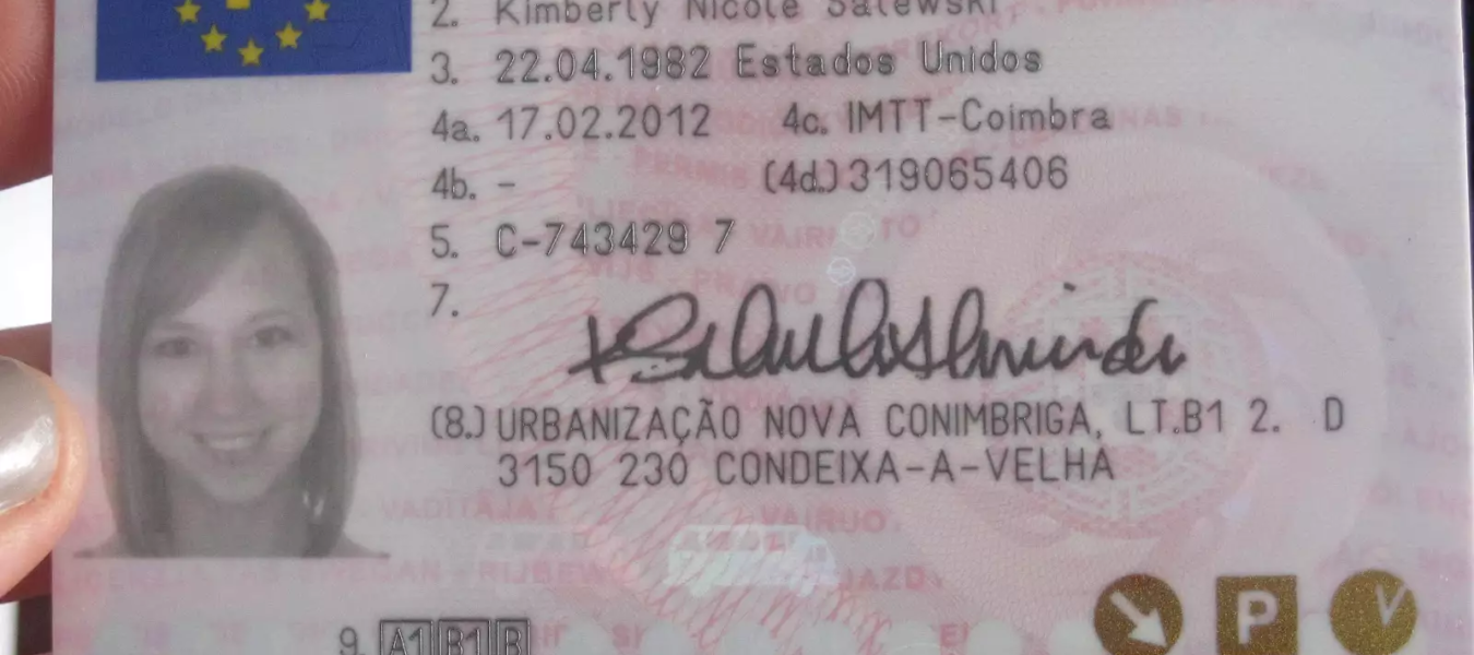 Compre carta de condução portuguesa