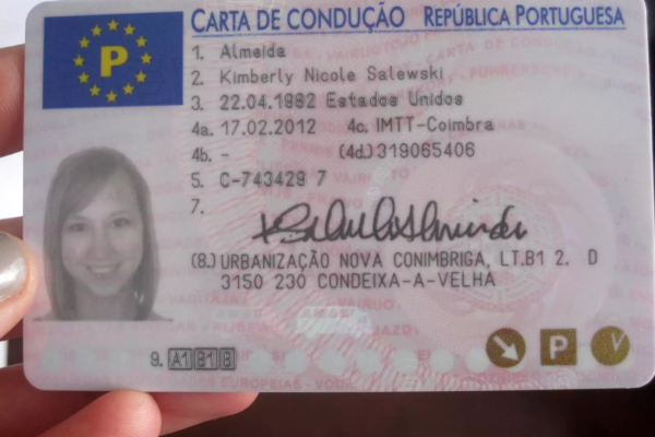 Compre carta de condução portuguesa